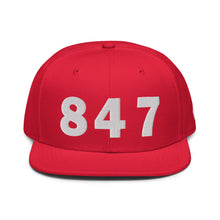 Load image into Gallery viewer, 847 Area Code Snapback Hat