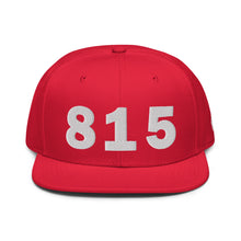 Load image into Gallery viewer, 815 Area Code Snapback Hat