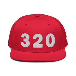 320 Area Code Snapback Hat