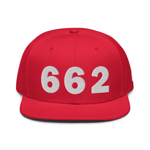 662 Area Code Snapback Hat