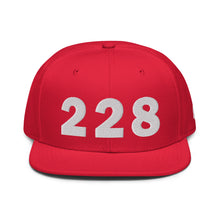 Load image into Gallery viewer, 228 Area Code Snapback Hat