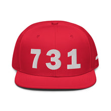 Load image into Gallery viewer, 731 Area Code Snapback Hat