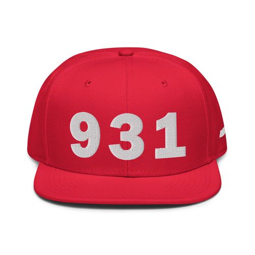 931 Area Code Snapback Hat