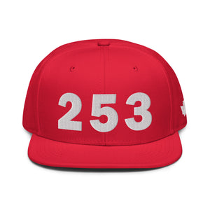 253 Area Code Snapback Hat