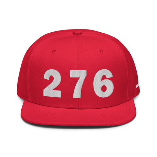 276 Area Code Snapback Hat