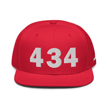 Load image into Gallery viewer, 434 Area Code Snapback Hat