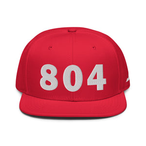 804 Area Code Snapback Hat