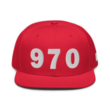 Load image into Gallery viewer, 970 Area Code Snapback Hat