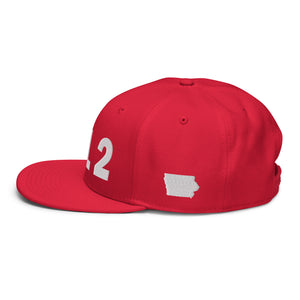 712 Area Code Snapback Hat