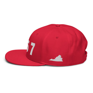 757 Area Code Snapback Hat