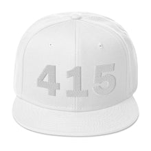 Load image into Gallery viewer, 415 Area Code Snapback Hat