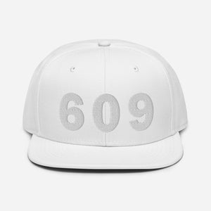 609 Area Code Snapback Hat