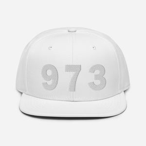 973 Area Code Snapback Hat