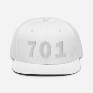 701 Area Code Snapback Hat