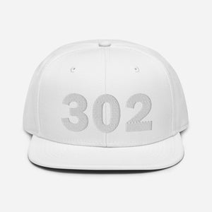 302 Area Code Snapback Hat