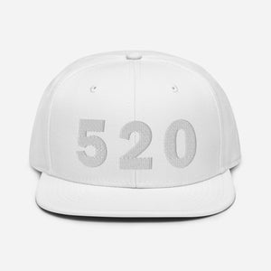 520 Area Code Snapback Hat