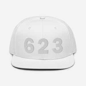 623 Area Code Snapback Hat