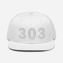 Load image into Gallery viewer, 303 Area Code Snapback Hat