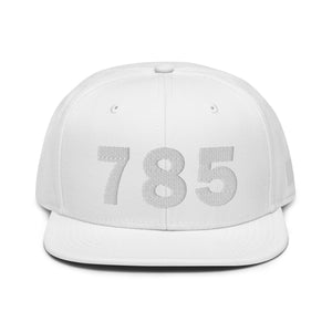 785 Area Code Snapback Hat