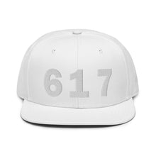 Load image into Gallery viewer, 617 Area Code Snapback Hat