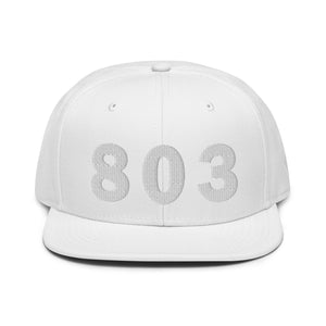 803 Area Code Snapback Hat