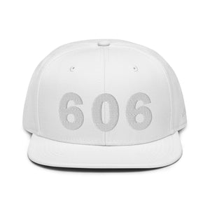 606 Area Code Snapback Hat