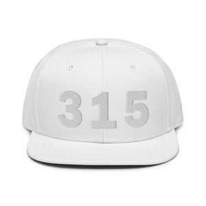 315 Area Code Snapback Hat