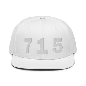 715 Area Code Snapback Hat