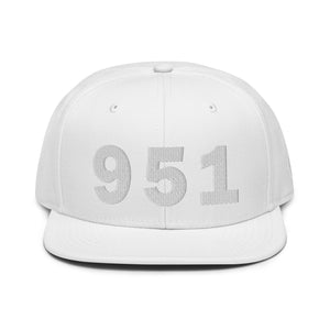 951 Area Code Snapback Hat