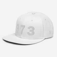 Load image into Gallery viewer, 973 Area Code Snapback Hat