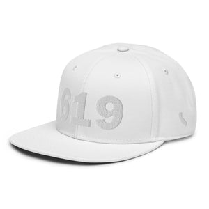 619 Area Code Snapback Hat